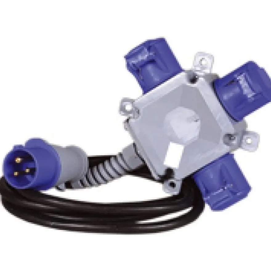 Grenuttag CEE 3-vägs 216 med kabel