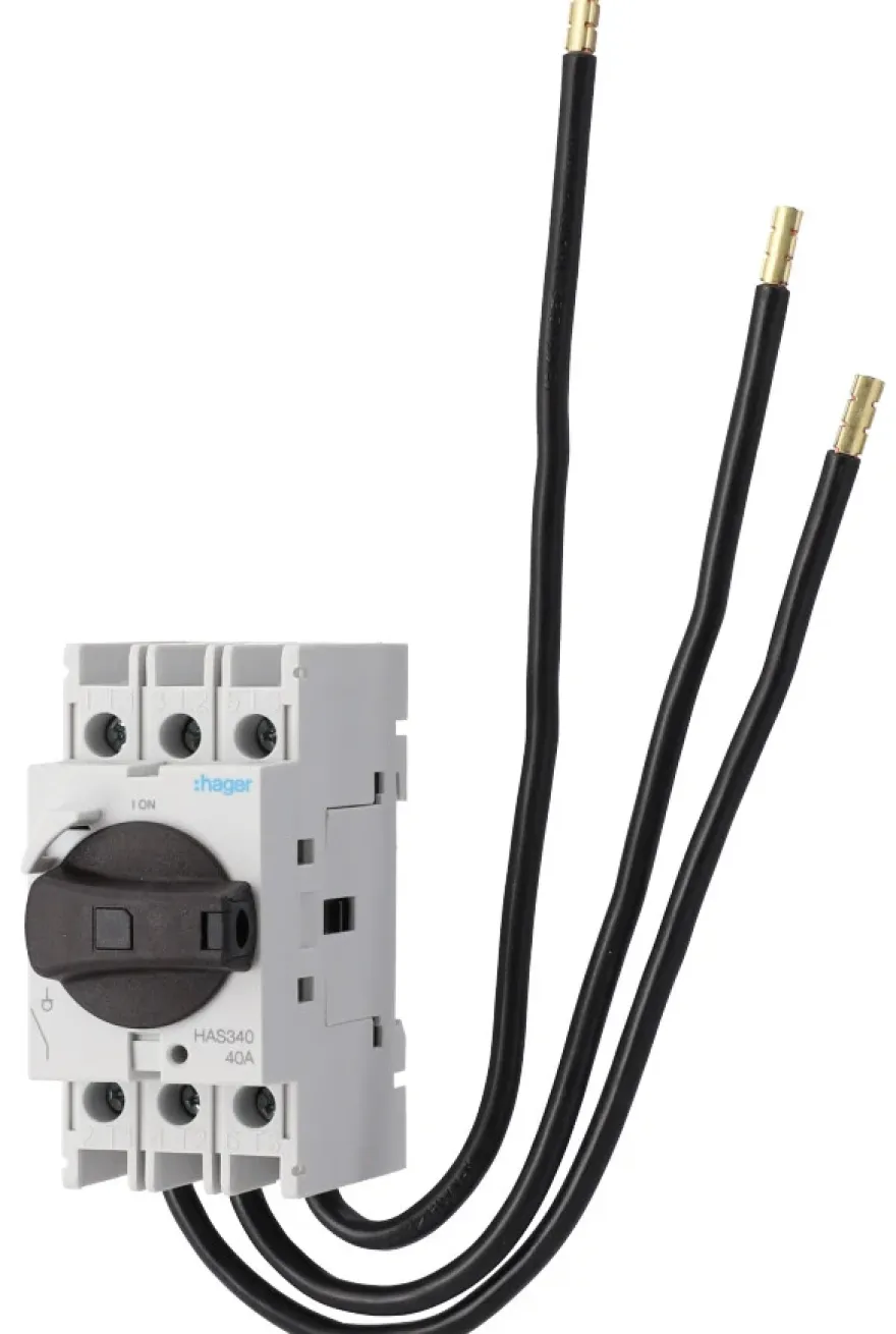 Hager Huvudbrytare 3-pol 40A HAS340