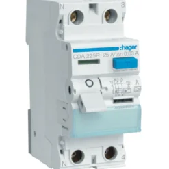 Hager Jordfelsbrytare 2-polig 30mA/25A CDA225R