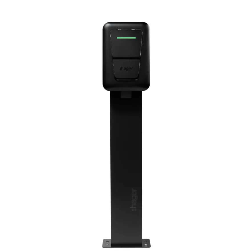Hager Laddbox Witty One 11kW, 3-fas med typ 2S-uttag