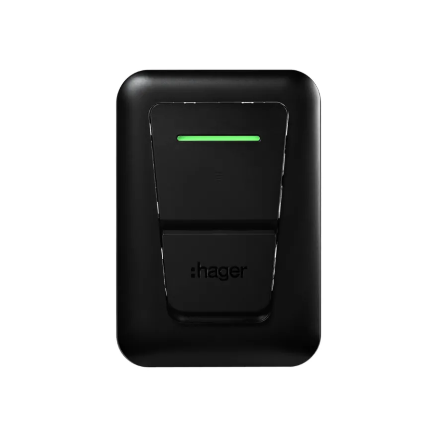 Hager Laddbox Witty One 11kW, 3-fas med typ 2S-uttag