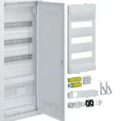 Hager Volta Kombicentral Betong 3x12mod Plastdörr
