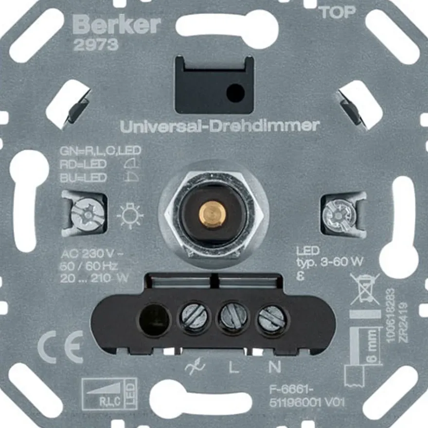 Hager Vriddimmerinsats LED 3-60W