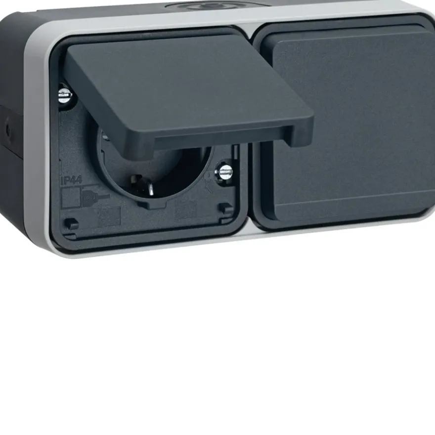 Hager W.1 Kapslat 2-vägsuttag