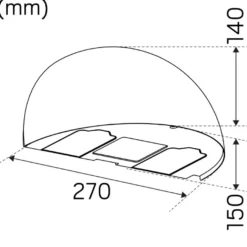 Hide-a-lite Arc Vägglampa
