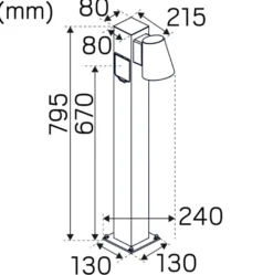 Hide-a-lite Cone Socket Pollare