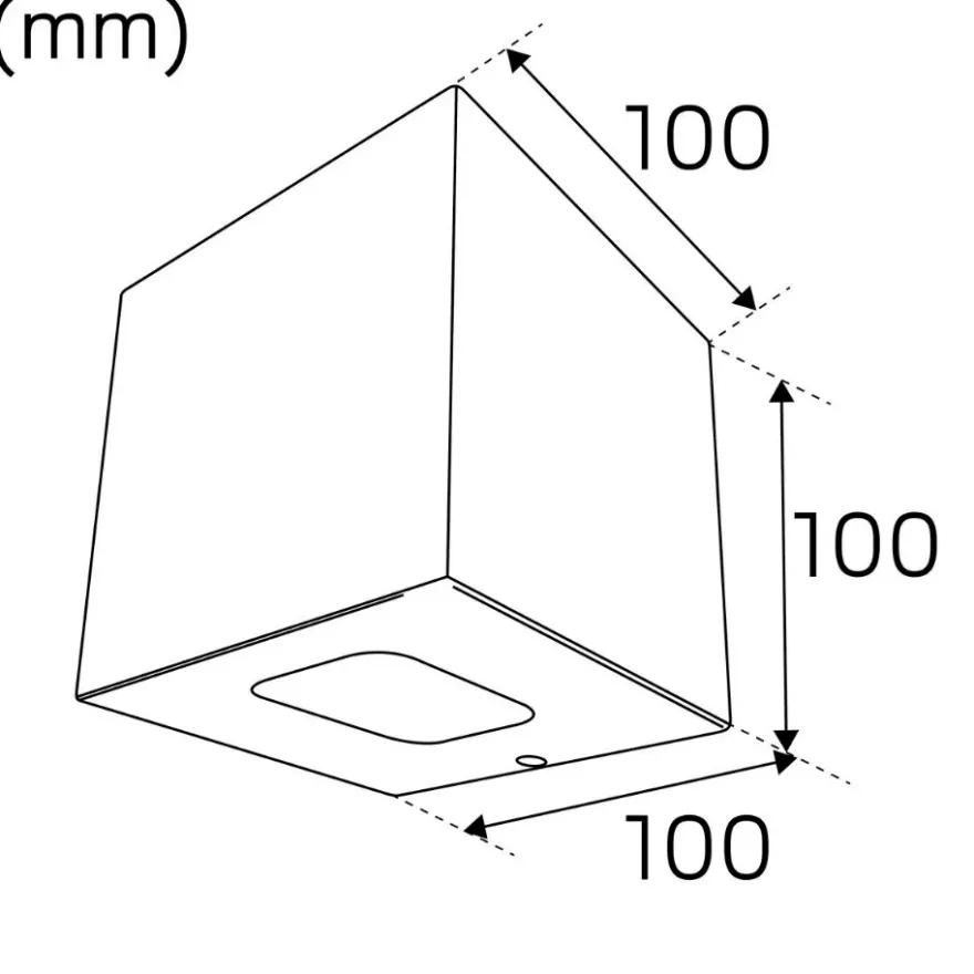 Hide-a-lite Cube I Vägg