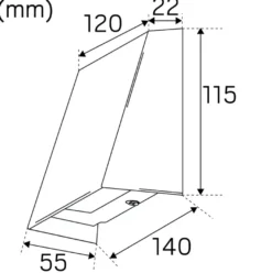 Hide-a-lite Edge 3000K Väggarmatur