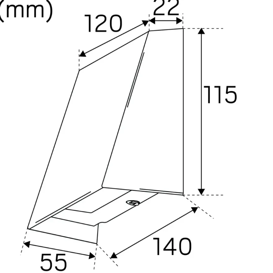 Hide-a-lite Edge 3000K Väggarmatur