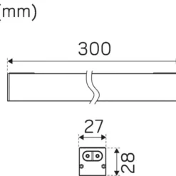 Hide-a-lite Flexline 300 6W 3CCT