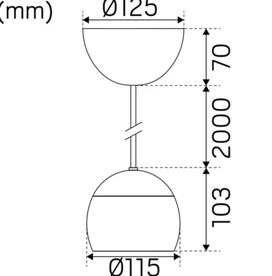 Hide-a-lite Globe G2 Pendel