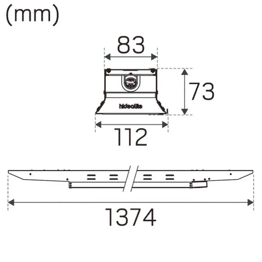 Hide-a-lite Indline G2 IP23 Sport M Asym DALI
