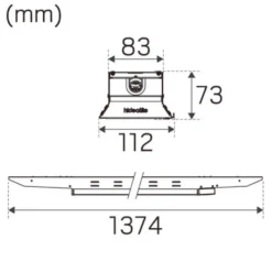 Hide-a-lite Indline G2 IP23 Sport M DALI