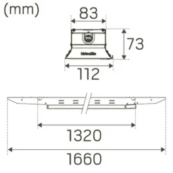 Hide-a-lite Indline G2 IP23 XL Asym DALI