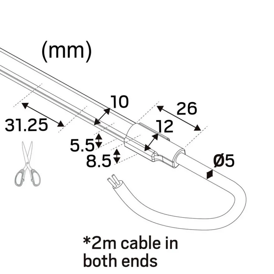 Hide-a-Lite LEDstrip 24V Line IP67 Midlum