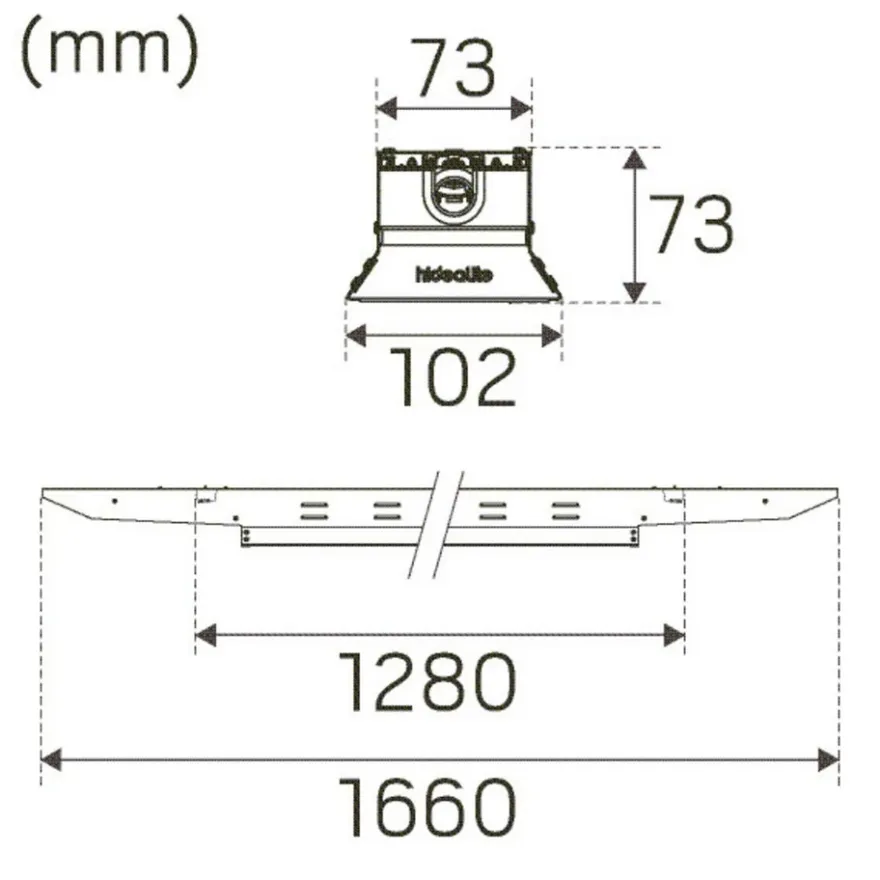 Hide-a-lite Liteline Basic IP23 L 85° DALI 4000K 14000lm