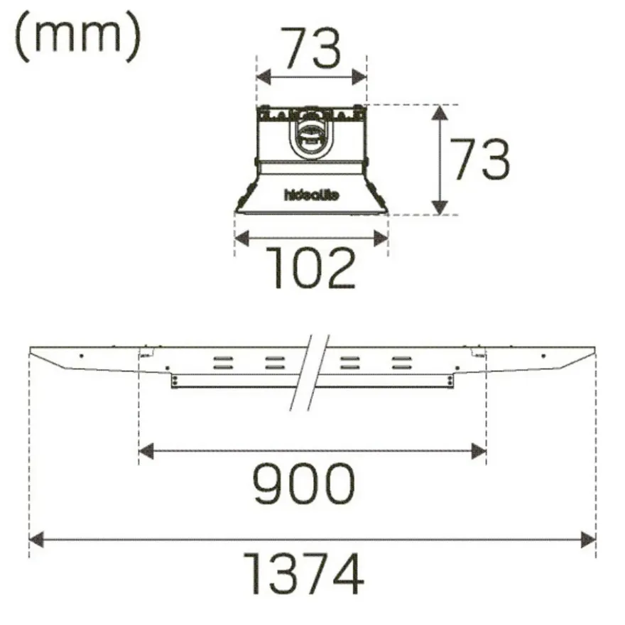 Hide-a-lite Liteline Basic IP23 M 85° DALI 4000K 8900lm