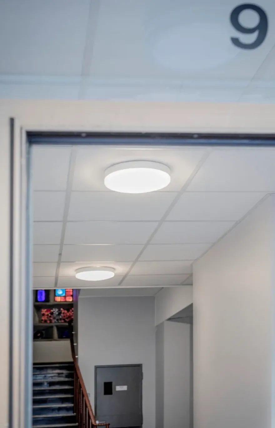 Hide-a-lite Moon Basic E27 255 Plafond Recycled Vit