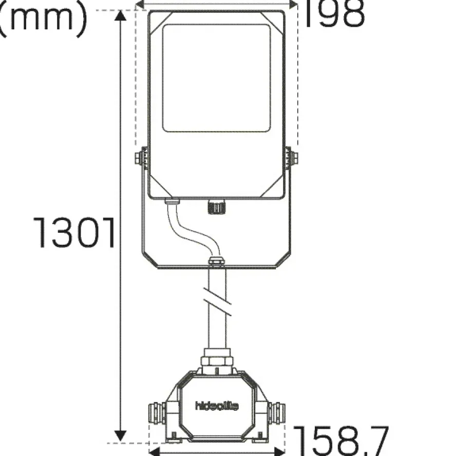 Hide-a-lite Scout G2 100 S Skyltbelysning 4000K Svart