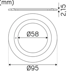 Hide-a-lite Täckring Optic S