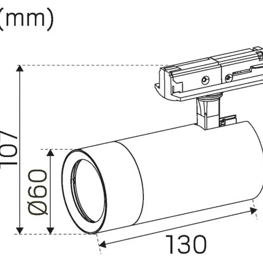 Hide a lite Track Optic XS 1-fas Spotlight