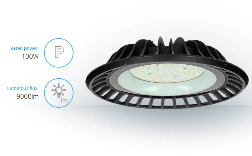 Horin Highbay LED armatur 100W 9000lm IP65