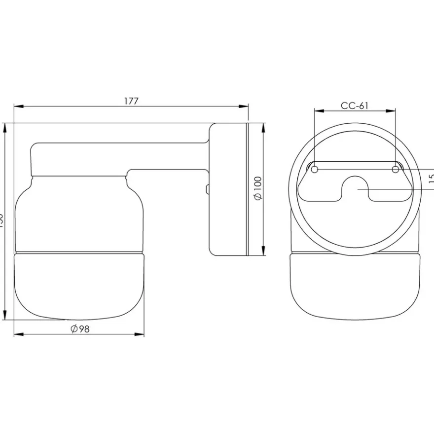 Ifö Ohm Wall 100/150 G9