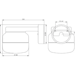 Ifö Ohm Wall 140/150 GX53