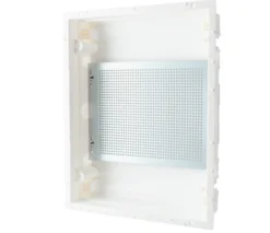 Infälld Mediacentral IP40 2-radig Plast