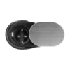 Infällnadsuttag 1-uttag med USB