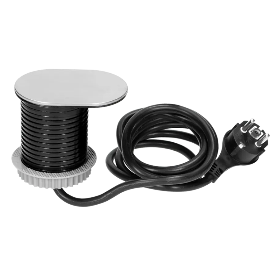 Infällnadsuttag 1-uttag med USB