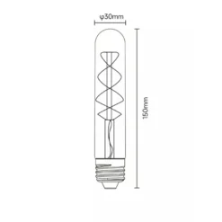 J&EL Flexi Dekor T30 150mm 4,9W E27