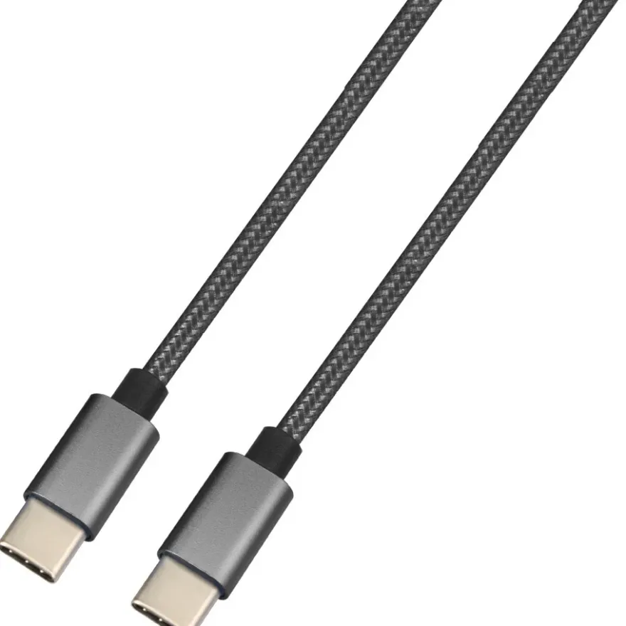 J&EL Laddkabel USB-C till USB-C 1m