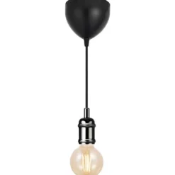 J&EL Pendelupphäng Vintage E27 Svart