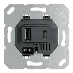 Jung LS990 USB-uttag 1xUSB-A 1xUSB-C