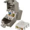 Keystone Jack Cat6A FTP Skärmad Tool-free