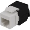 Keystone Jack Cat6a oskärmad tool-free