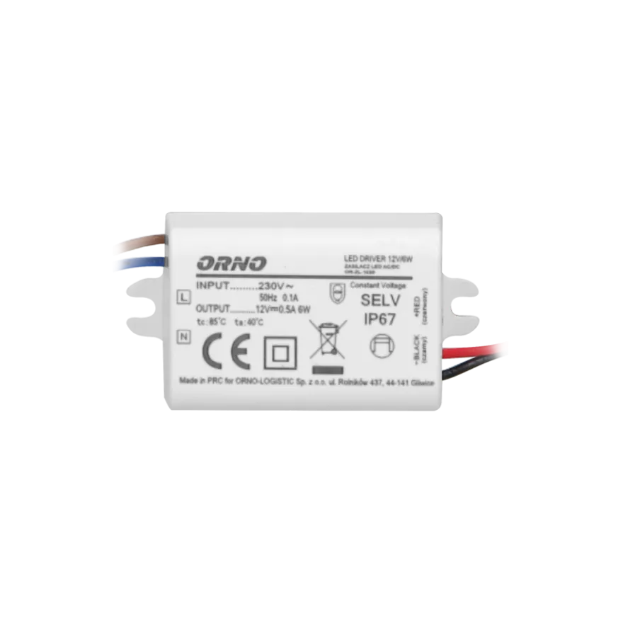 LED-driver Mini 6W 12V DC IP67