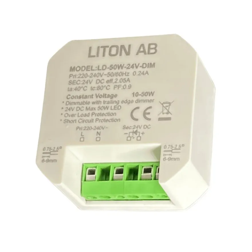 Liton Drivdon 24V 10-50W Dim