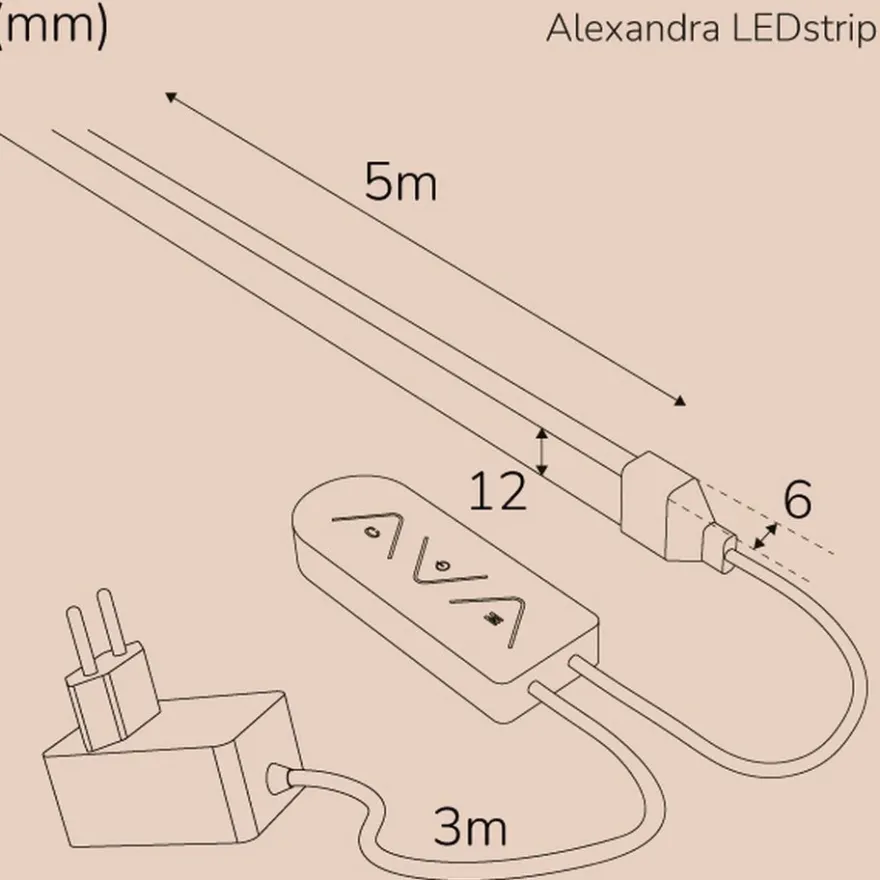 Llitt Alexandra Ledstrip KIT RGBIC Neon Smart 5m