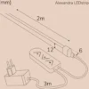 Llitt Alexandra Ledstrip KIT RGBIC Neon Smart 2m