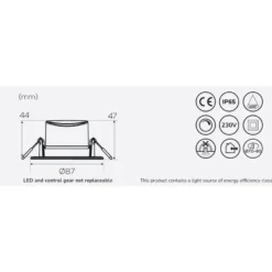 Llitt Doris LED Downlight 230V 1-pack
