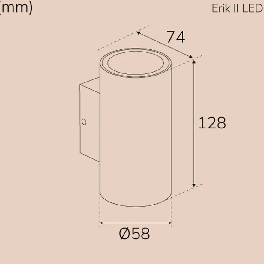 Llitt Erik II Väggarmatur LED