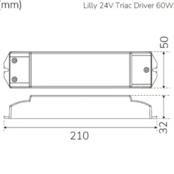 Llitt Lilly LED Driver 24V 60W Dimbar