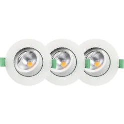 Llitt Lisa LED Downlight 230V 3-pack