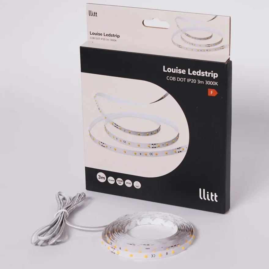 Llitt Louise Ledstrip COB DOT IP20 3m