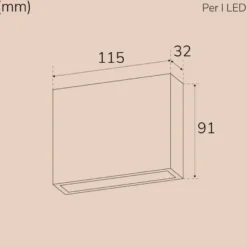 Llitt Per I Väggarmatur LED