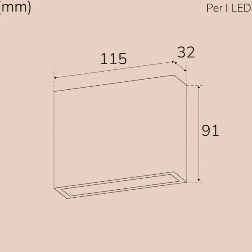 Llitt Per I Väggarmatur LED
