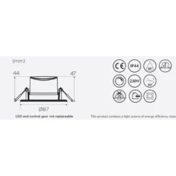 Llitt Sara LED Downlight 230V 1-pack