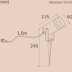 Llitt Sebastian Mark Spotlight GU10